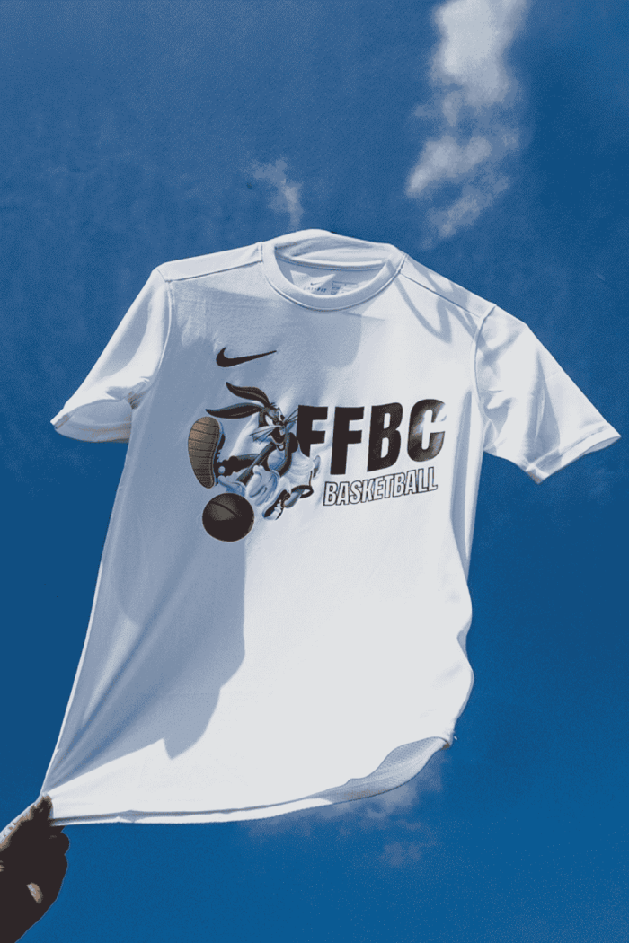 T-shirt Nike Blanc enfant "Bugs Bunny" - FFBC